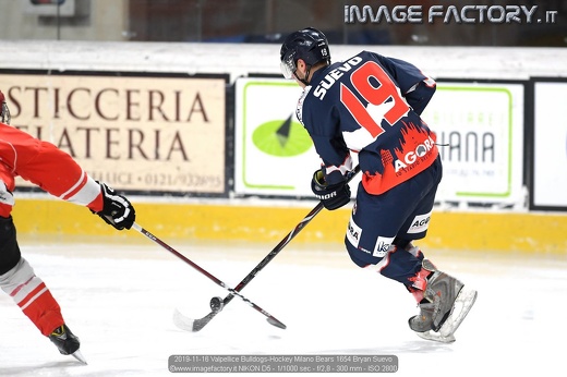 2019-11-16 Valpellice Bulldogs-Hockey Milano Bears 1654 Bryan Suevo